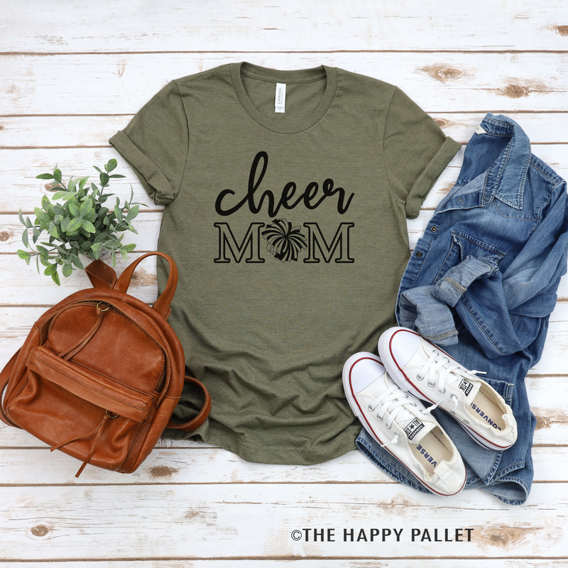 Cheer Mom Crew Neck Shirt, Cheer Mom, Sports Mom
