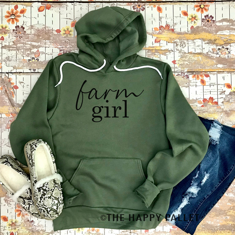 Farm Girl Hoodie, Farm, Garden, Mama Shirt, Shirt Shop